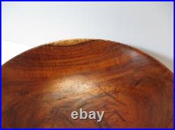 Vintage Wood Carving Sculpture Signed Koa Hawaii 12.5 Inchs By 4 Inches Perreira