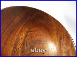 Vintage Wood Carving Sculpture Signed Koa Hawaii 12.5 Inchs By 4 Inches Perreira