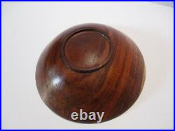 Vintage Wood Carving Sculpture Signed Koa Hawaii 12.5 Inchs By 4 Inches Perreira