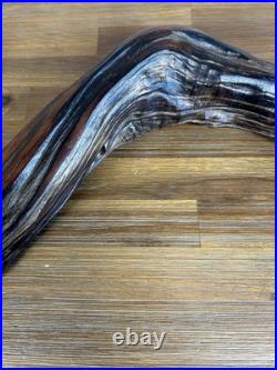 Vintage Wood Hand Carved Fish Folk Art Sculpture Tribal Signed Rod Phillips 96