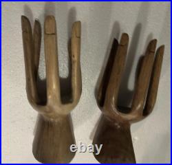 Vintage Wooden Hand Carving Holders for Wine And Jewelry