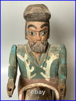 Vintage Wooden Santo Folk Art Carving Santiago Matamoros Horse with Rider Vintage Wooden Santo Folk Art Carving Santiago Matamoros Horse with Rider