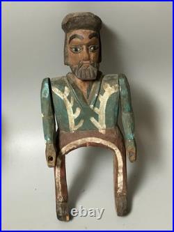 Vintage Wooden Santo Folk Art Carving Santiago Matamoros Horse with Rider Vintage Wooden Santo Folk Art Carving Santiago Matamoros Horse with Rider