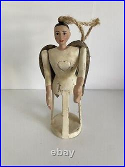 Vintage Wooden Santos Cage Doll 6 Tall