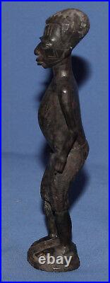 Vintage hand carved wood African man figurine