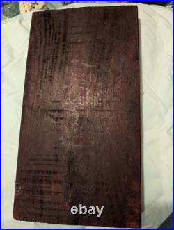 Vintage hand carved wooden Indian sculpture, rare, traditional. 18x10x2 inches