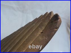 Vintage or Antique Hand Carved Folk Art American Eagle with 21 inch Wing Span Vintage or Antique Hand Carved Folk Art American Eagle with 21 inch Wing Span