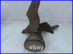 Vintage or Antique Hand Carved Folk Art American Eagle with 21 inch Wing Span Vintage or Antique Hand Carved Folk Art American Eagle with 21 inch Wing Span