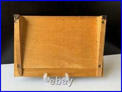 Vtg Art Wood Carving Diorama Wall Decor Cottage Water Wheel 12.5x 8.5 READ