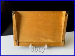 Vtg Art Wood Carving Diorama Wall Decor Cottage Water Wheel 12.5x 8.5 READ