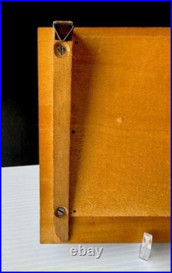 Vtg Art Wood Carving Diorama Wall Decor Cottage Water Wheel 12.5x 8.5 READ