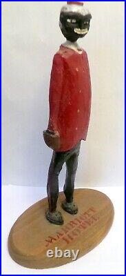 Vtg Sculpture Wood Carving AFRICAN AMERICAN Marriott Hotel MPLS