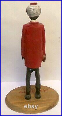 Vtg Sculpture Wood Carving AFRICAN AMERICAN Marriott Hotel MPLS