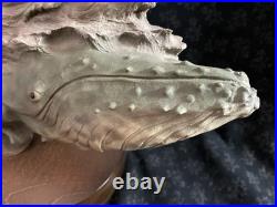 Whales Rick Cain Sculpture Dual Motion Limited Edition Seascape 1322/2000