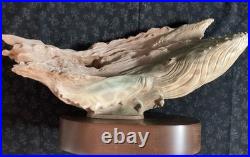 Whales Rick Cain Sculpture Dual Motion Limited Edition Seascape 1322/2000