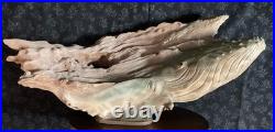 Whales Rick Cain Sculpture Dual Motion Limited Edition Seascape 1322/2000