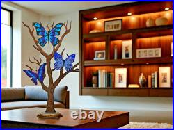 Whimsical Butterfly Tree sculpture, 36x22, Trio Butterfly Floor Sculpture-Art69
