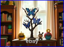 Whimsical Butterfly Tree sculpture, 36x22, Trio Butterfly Floor Sculpture-Art69