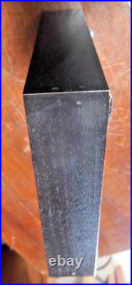 Wood Carved Antique Treen Profile ROMAN EMPEROR Framed Under Glass