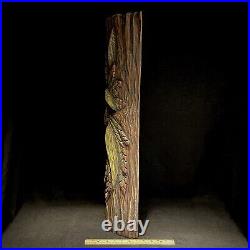 Wood Carving 29 Green Man Wood Spirit Folk Art Fantasy Art