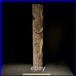 Wood Carving 29 Green Man Wood Spirit Folk Art Fantasy Art