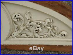 Wood Carving Architectural Pediment Art Sculpture Home Decor Window Door