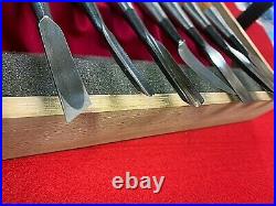 Wood Carving Chisel Akatsuki tool set 10pieces Nomi japanese Carpenter tool