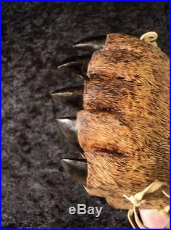 Wood Carving Native American Fine Art Cherokee Healer Shaman Medicine Rattle