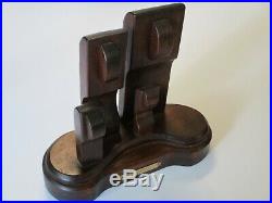 Wood Carving Statue Sculpture Abstract Cubism Expressionism Modernist Cubist
