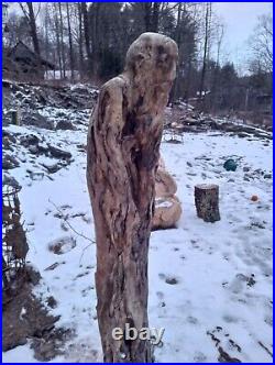 Wood Carving sculpture Wise man Wizard spirit