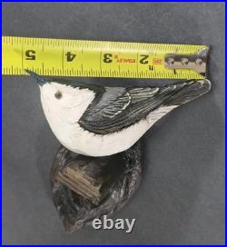 Wood Carvings By Strunk Nuthatch Bird Wall Mount Wood Carving 5 Figure 2020
