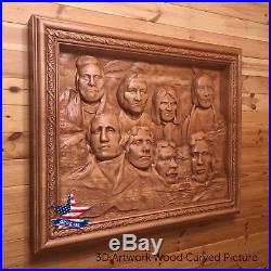 Wood Picture By Your Photo Carved Artwork 3d Icon Painting Panel Sculpture Decor