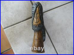 Wood Spirit Black Forest Hand Carved, Hand Painted, Mt. Man, Sculpture Wizard Wooden Wood Spirit Black Forest Hand Carved, Hand Painted, Mt. Man, Sculpture Wizard Wooden