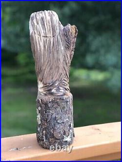 Wood Spirit Carving Native American handmade Tree Spirit cigar store indian