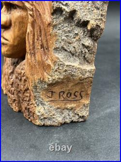 Wood Spirit Carving Wood Spirit Native American Indian Spirit J. Ross Wood Spirit Carving Wood Spirit Native American Indian Spirit J. Ross