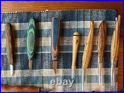 Wood carving knifes and palm tools helvie lyons pinwoodforge Bud Murray occt