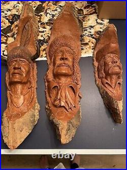 Wood carving sculpture art