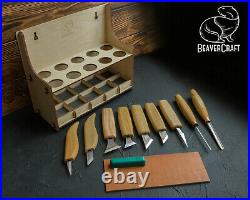 Wood carving set of 9 tools professional wood carving set wood carving tools Be