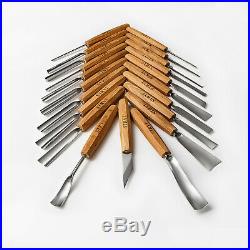 Wood carving tools set for relief carving, scrabbling after cutting set of tools