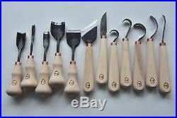 Wood carving tools spoon carving tools Gilles HANDMADE Lithuania