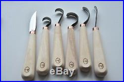 Wood carving tools spoon carving tools Gilles HANDMADE Lithuania