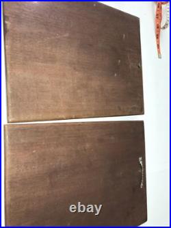 Wood wall hangings Vintage peru signed art