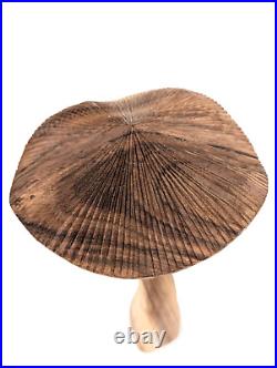 Wooden Mushroom Sculptures, Hand Carved Mushrooms, Mushroom Figurines, Fungi