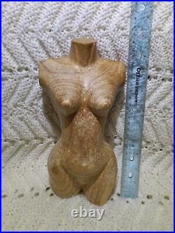 Wooden Women, Wood Carving, Wood Art, Nude Woman Sculpture, Statue
