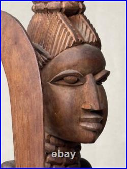 Yoruba Fakeye Oshe Ose Shango Orisa Drummer Masterpiece Wood carving sculpture Yoruba Fakeye Oshe Ose Shango Orisa Drummer Masterpiece Wood carving sculpture