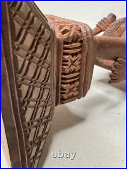 Yoruba Fakeye Oshe Ose Shango Orisa Drummer Masterpiece Wood carving sculpture Yoruba Fakeye Oshe Ose Shango Orisa Drummer Masterpiece Wood carving sculpture