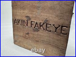 Yoruba Fakeye Oshe Ose Shango Orisa Drummer Masterpiece Wood carving sculpture Yoruba Fakeye Oshe Ose Shango Orisa Drummer Masterpiece Wood carving sculpture