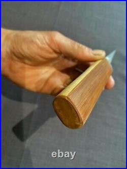 YoshinaoTamahagane KiridashiAntique Japanese Wood Carving KnifeVRY RARE