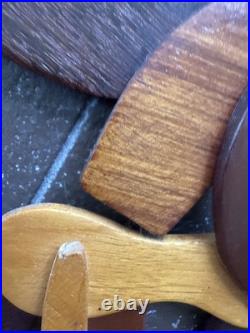 Zwarte Cabbes French Wooden Wall Sculptures (2)1960 RARE France Zwarte Cabbes French Wooden Wall Sculptures (2)1960 RARE France