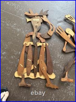 Zwarte Cabbes French Wooden Wall Sculptures (2)1960 RARE France Zwarte Cabbes French Wooden Wall Sculptures (2)1960 RARE France